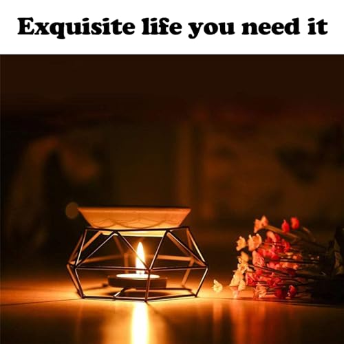 Wax Melt Burners,Wax Burner,Ceramic Wax Melt Burner Warmer for Home Decor, Night Light, Father's Day - Image 6