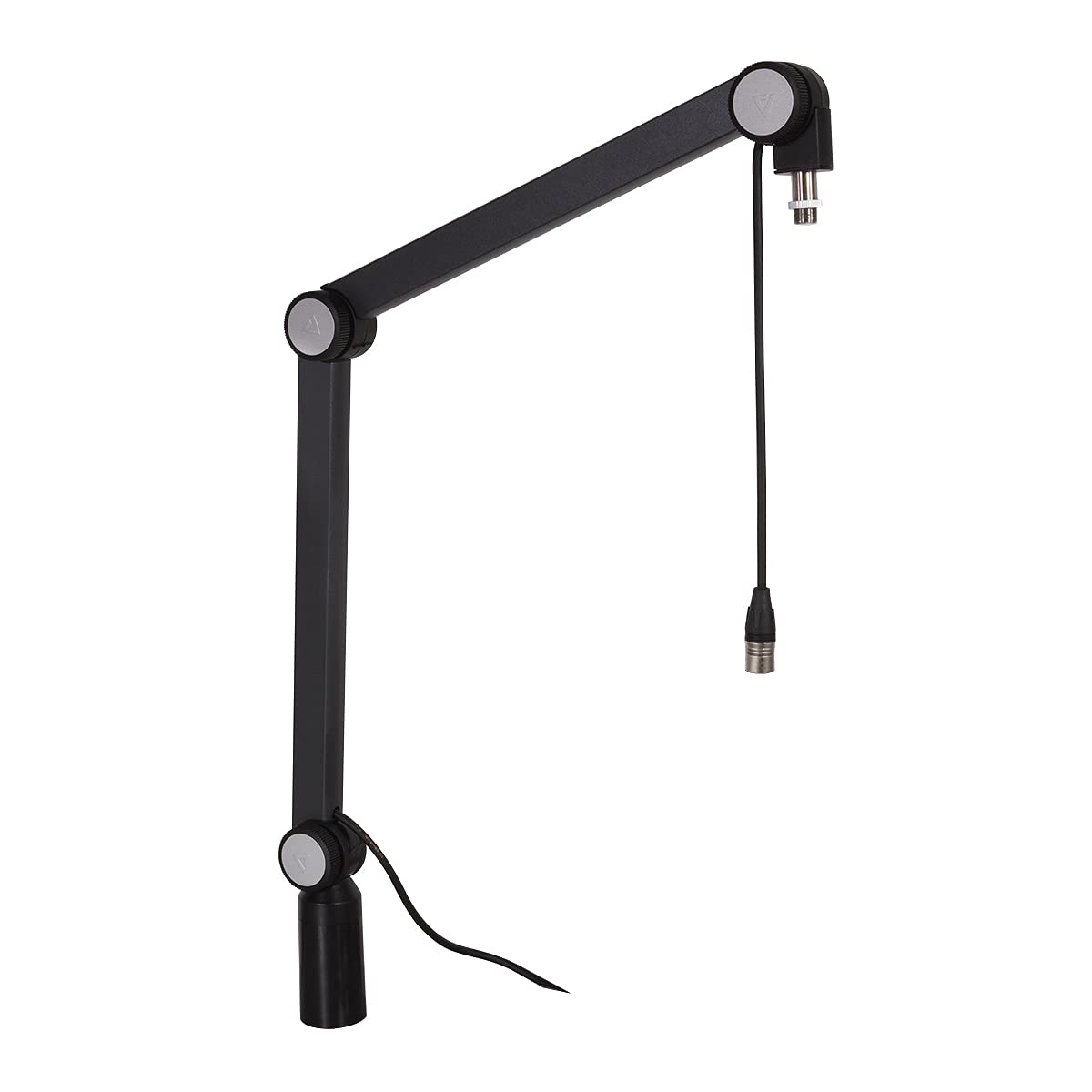 Thronmax Supporto per microfono Caster-Stand (S2 – XLR) con struttura a molla interna per registrazioni professionali HD di qualità da studio durante podcast / streaming / chat / gameplay / YouTube /