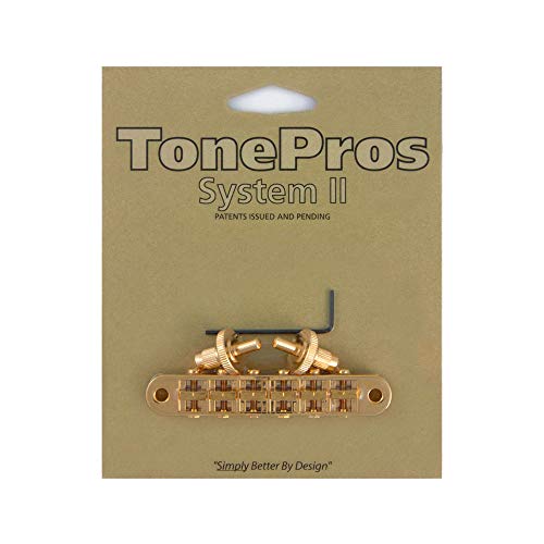 Tone Pros TP6-G Standard Tuneomatic Bridge �S�[���h �M�^�[�p�u���b�W