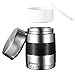 HANHAN Contenitore Termico per alimenti Caldi e Freddi In Acciaio Inox 304 (1200ml)