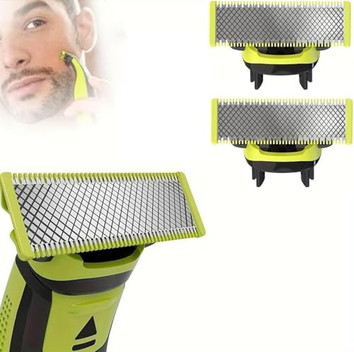 Oneblade, Auténticas Cuchillas De Repuesto Phi-lips Originales Para Recortador De Barba y Maquina De Afeitar Hombre Compatible Con Todos Oneblade Qp250/50,1-4PC (2)