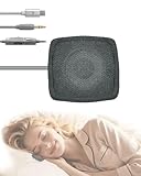 Avantree Slumber Mini – Ultradünner Kabelgebundener Kissenlautsprecher Zum Schlafen, Sanfter Schlafsound, Kein Aufladen Nötig, Inline-Lautstärkeregler, USB-C & AUX, Für Podcasts & Hörbücher