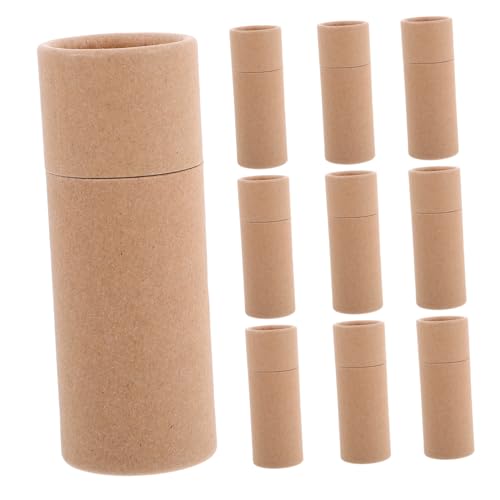 SOLUSTRE Tea Packaging Tubes Crafts Packaging Box Kraft Cylinder Paper Tubes for Crafts Storage