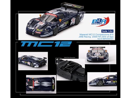 Maserati MC12 Competizione 1/64 Escala Diecast miniatura 2