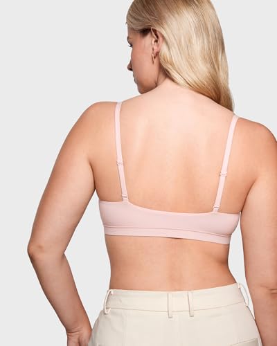 Image of INLYRIC Women's Inbarely Bralettes Cami Bras No Underwire Wireless Seamless Unlined Comfort Sports Bra