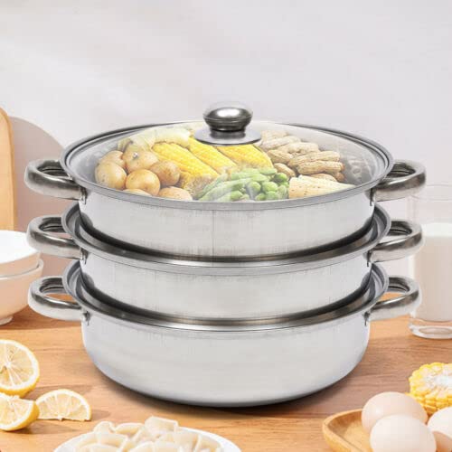 Autocuiseur 3,5 L En Acier Inoxydable Anti-adhésif - Couvercle En Verre - Pour Cuisson Rapide Et Mijotage