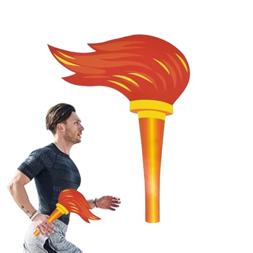 Evember Antorcha Inflable, Antorcha Falsa - Antorcha Inflable Falsa - Antorcha portátil para competiciones, Accesorios para actuaciones en Escenario, antorcha Inflable Divertida, infla la antorcha