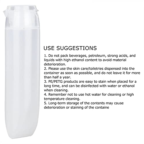 Tissting 20Pcs 30Ml/50Ml Empty Cosmetic Soft Tube Clear Refillable Plastic Empty Travel Cosmetic Soft Tube Bottle Container Makeup Squeeze Bottle For Toothpaste Shampoo Facial Cleanser (30Ml) #TOP4