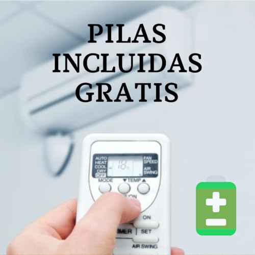 Miniatura 3 de Mando Aire Acondicionado Compatible Con Giatsu - Incluye Soporte Pilas Incluidas - Mando A Distancia Compatible Con Aire Acondicionado Giatsu - Mando Compatible.