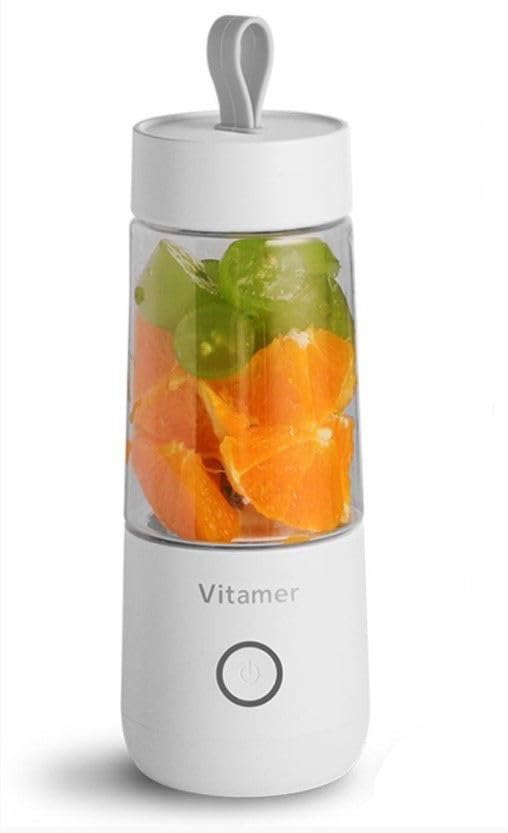 Shaker portable DrPhone V6 blanc de 500ml pour mélanges de fruits et protéines