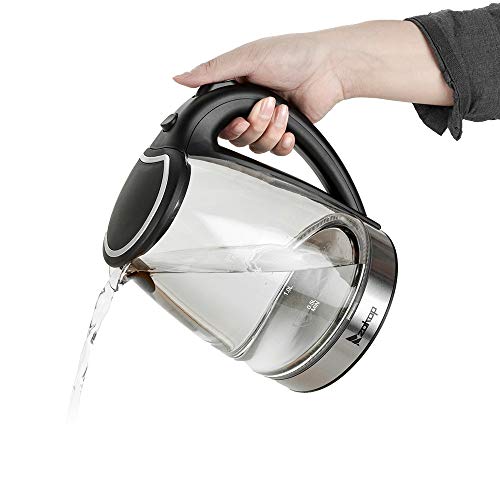 Hervidor eléctrico de vidrio 1.8L con apagado automático miniatura 3