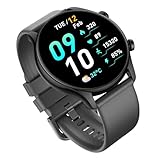 Smartwatch für Herren und Damen, 1,39 Zoll Smartwatch mit Anrufannahme/Anrufannahme, Fitness-Tracker mit 100+ Sport, Schrittzähler/SpO2/Herzfrequenzmesser, IP68 Smart Watch für Android iOS,Dunkelgrau