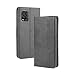 Produktbild LAGUI Kompatible für Xiaomi Mi 10 Lite 5G Hülle, Leder Flip Case Schutzhülle für Handy mit Kartenfach Stand und Magnet Funktion als Brieftasche, schwarz