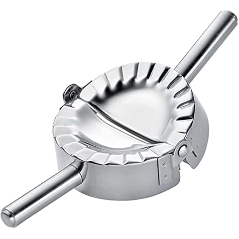 Best Utensils Stainless Steel Ravioli Mould Pierogi Dumpling Maker Wrapper Pastry Dough Cutter Kitchen Accessories, 10 cm Cover