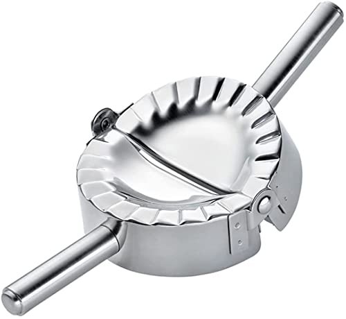 BestUtensils Moule à ravioli, Pierogi, chausson, etc., en acier inoxydable, Acier inoxydable, silver, Taille M