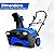 IRONMAX Electric Snow Blower, 15 Amp 20-Inch Corded Electric Snow Thrower with LED Lights & Adjustable Chute, Snowblower with 30FT Throwing Distance for Driveway Sidewalk Deck (Blue)