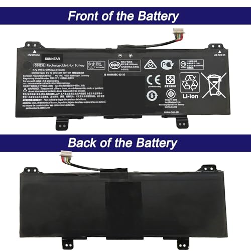 Image of GB02XL L42583-005 l42583-002 47.3Wh Laptop Battery Replacement for HP Chromebook 14-DB0051CL X360 11 G2 EE EE 11A G6 G8 EE Series Notebook