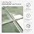 Walanz 5 Sheets Peel and Stick Backsplash, Self Adhesive Wall Tiles, 3D Adhesive Tile Backsplash, 12"x12"Premium Self Adhesive Wall Tiles Peel and Stickfor Kitchen, Bathroom, RV(Spring Moss)