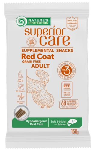 Nature'S P Natures Prot Red Dog Snack Hypoallerg Oral Care Salmon 150 Gr Maglietta, Yellow, M-L Unisex-Adulto