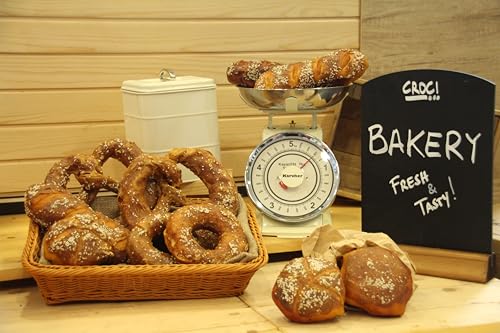 Croci Bakery Brezel - Kausnack für Hunde aus Rinderhaut, Huhn, Zahnpflegestick 190g / 19 cm