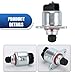 jokormo 2 PCS Auto Control Valve Sensor Kit, Car Sensor 4-pin Idle Control Valve, Compatible with Buick GL8 (CU1) 2001-2010 Regal (CW1) 1999-2008 Cadillac Deluxe 2000-2005 (Silver & Black)