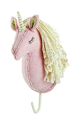 Mud Pie Baby Girl Nursery Decor Mount Hooks Unicorn Wall