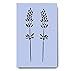 Produktbild Lavendel Schablone 295 x 189 mm bemalt Dekoration Blume