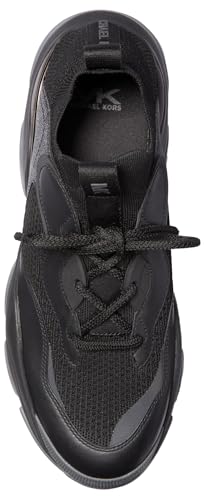 Michael Kors Men's Atlas Knit Trainer, Black, 8.5 - image 4