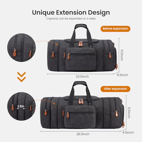 Sucipi Canvas Travel Duffel Bag Men