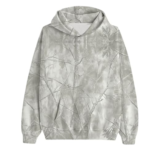 Womens Camo Hoodie Maple Leaf Print Hoodie Cute Oversized Graphic Hoodies Fleece Pullover Sweatshirt Fall Clothes