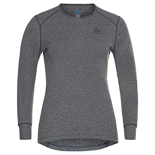 Image of Odlo Women Functional Underwear Long Sleeve Shirt ACTIVE WARM ECO, odlo steel grey melange, 3XL