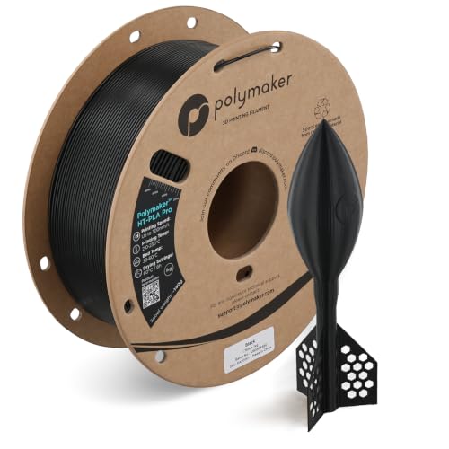 Polymaker HT-PLA Pro Black 1KG 1.75mm, High Heat Stability, Up to 300mm/s