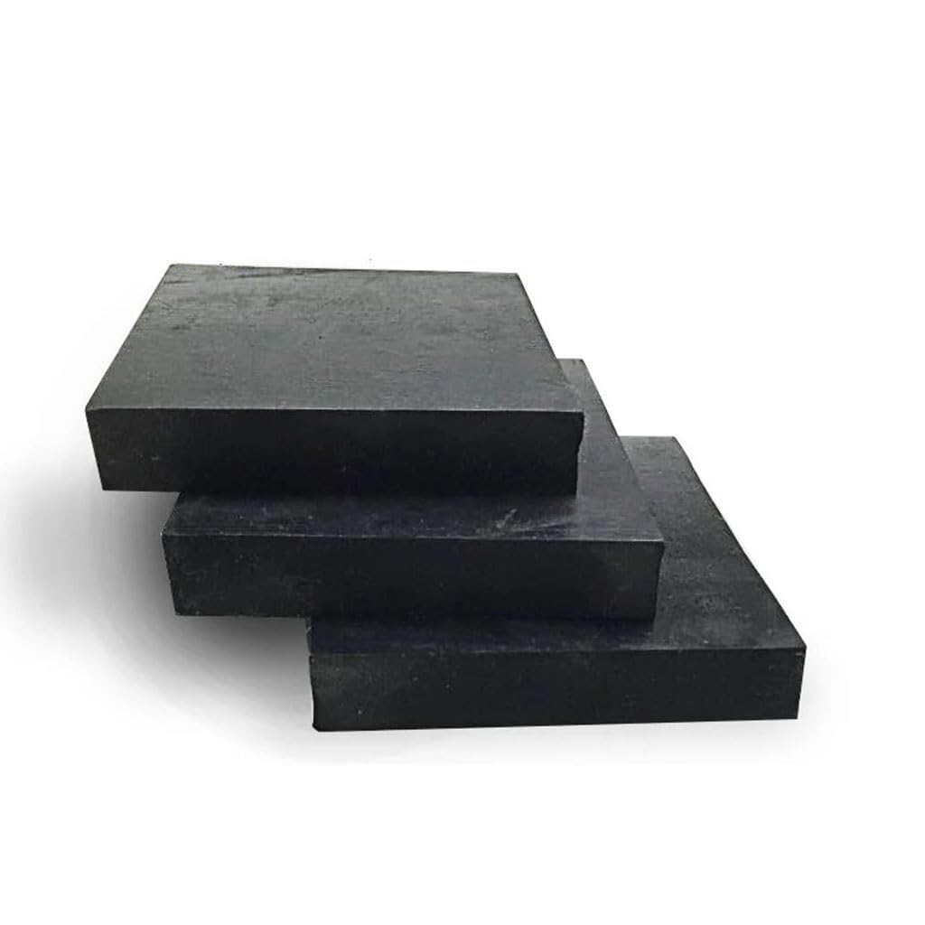 1 Pz Foglio In Gomma Siliconica Nera Industriale, Guarnizione Ammortizzante Elastica Antiscivolo 50X50/100x100/150X150/200x200mm(150X150X20mm)