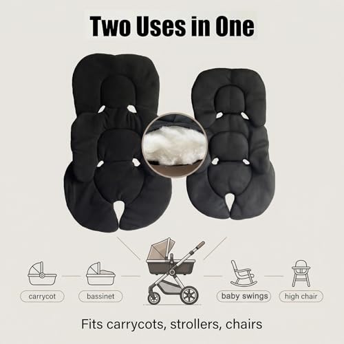 Coussin de siège en maille et peluche réversible doux et confortable