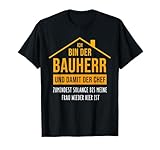 Bauherren Hausbau Ehemann Neubau Bauherr 2023 T-Shirt