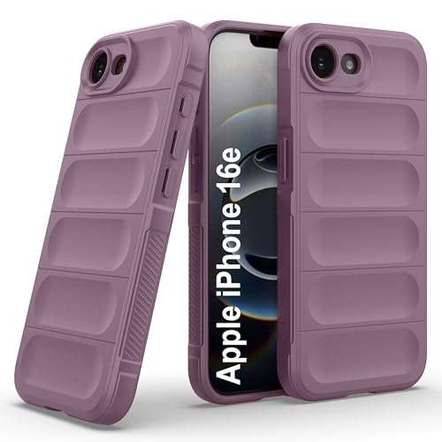 Image of Zapcase Back Case Cover for iPhone 16e | Compatible for iPhone 16e Back Cover | Liquid Silicon Magic Case with Camera Protection | Lavender