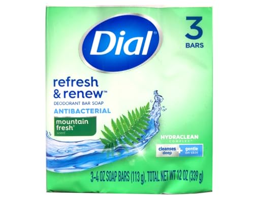 Dial Mountain Fresh Antibacterial Deodorant Bar Soap 3, 4 oz Soap Bars (Packs of 4) by Dial - Image 2