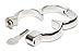 KUB Hamburg Irish 8 Leg Irons Legiron Ankle Cuffs Bondage Restraint - Medium - 8 inch / 20.3 cm