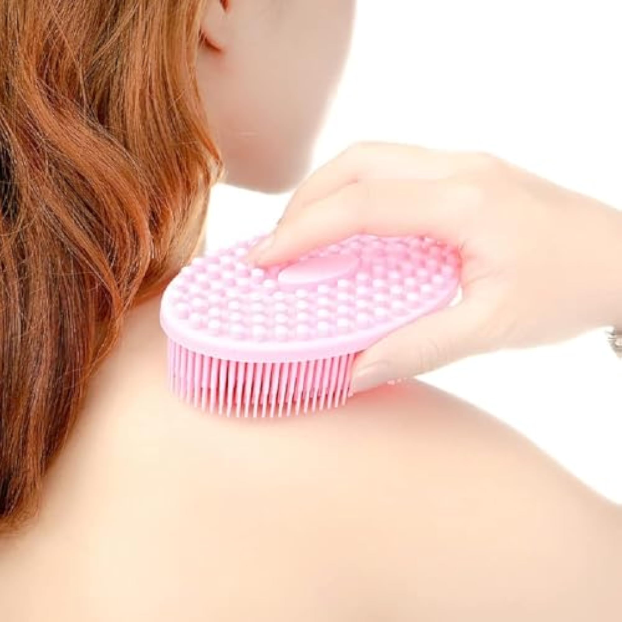 Silicone Bathing Scrubber - Exfoliating Cleaning Brush