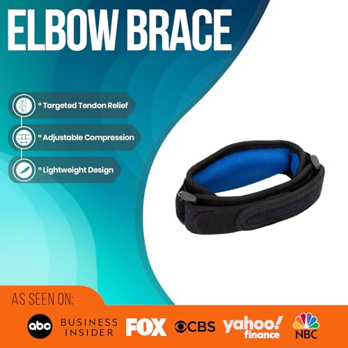 Image of 2-Pack Tennis Elbow Brace for Men & Women, Golfer's Elbow Support Strap