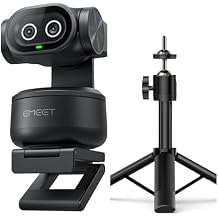 EMEET PIXY Dual-Camera AI-Powered PTZ Camera 4K and Desk Tripod