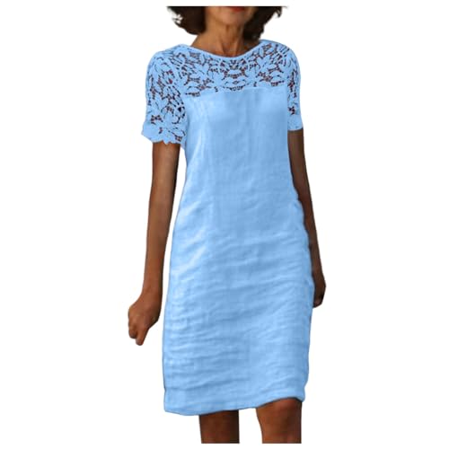 Robe décontractée en dentelle chic et légère pour femmes