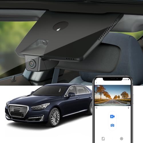 Fitcamx Dashcam 4K Kompatibel mit Genesis G80 2017-2020 3.8L 3.3T Sport 5.0L Ultimate (Part No#B1500), OEM Autokamera UHD Video 2160P WiFi, Loop-Aufnahm, G-Sensor, WDR, Plug & Play, mit 64GB Karte Fitcamx Dashcam 4K Kompatibel mit Genesis G80 2017-2020 3.8L 3.3T Sport 5.0L Ultimate (Part No#B1500), OEM Autokamera UHD Video 2160P WiFi, Loop-Aufnahm, G-Sensor, WDR, Plug & Play, mit 64GB Karte