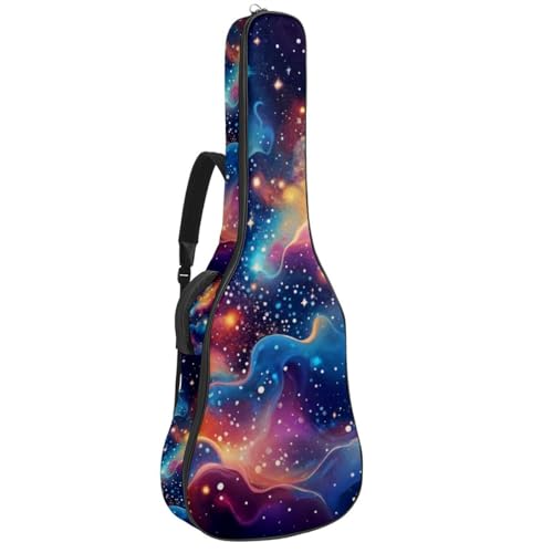 Sac pour guitare 42 pouces espace coloré pour transport urbain
