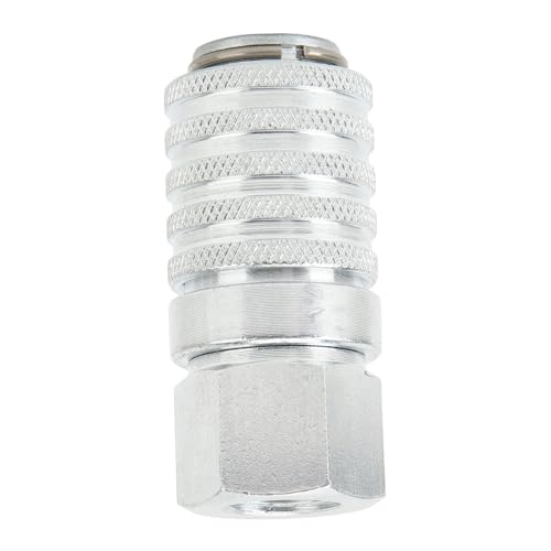 Image of Hydraulic Test Port Quick Coupler PD242 Series Steel 1 /4in 18NPTF Thread Impact Rustproof Quick Connect for Hydraulic Systems Pressure Testing Fittings