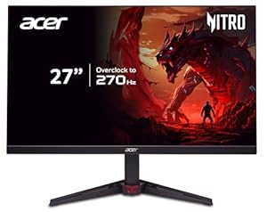 acer Nitro VG270U Z1 Gaming Monitor 27 Zoll (69 cm Bildschirm) WQHD, IPS, 270Hz DP, 144Hz HDMI, 1ms(VRB), DP 1.4, 2xHDMI 2.0, FreeSync Premium