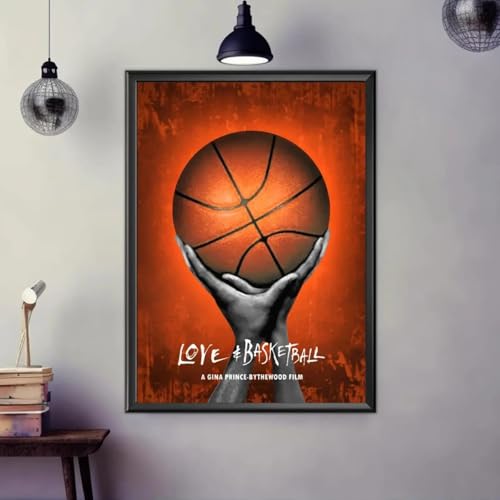 Toile graffiti love et basketball haute definition grand format - 3