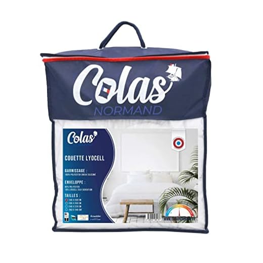 Colas Normand | tempererat täcke 140 x 200 | antiperspirant täcke | fransk tillverkning