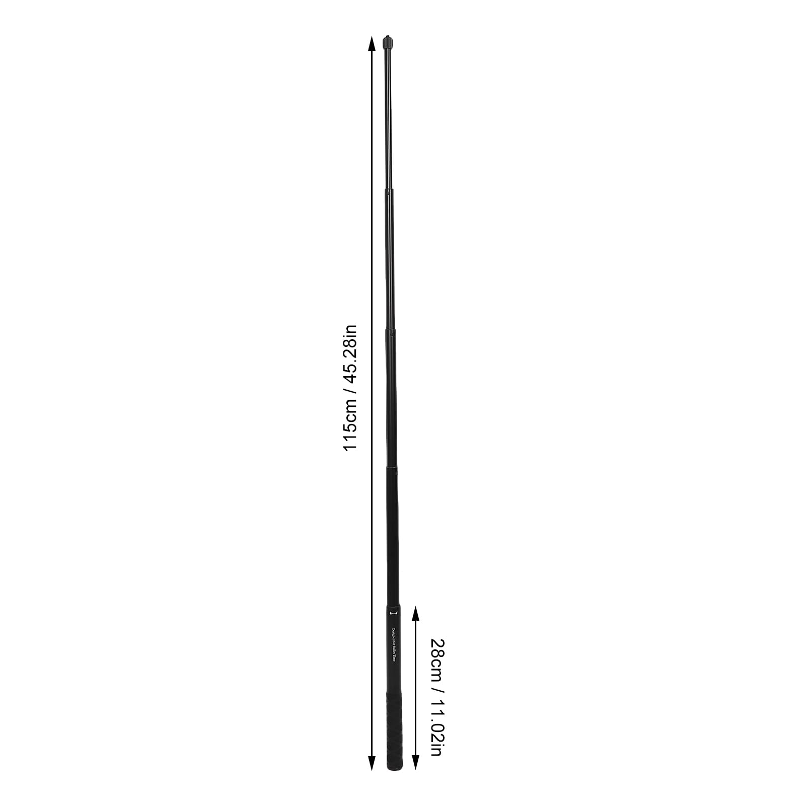 Luocute Zestaw Wspornika Kamery Motocyklowej, Podwójny Zacisk 28-115 Cm Selfie Stick dla X5 X4 X3 X2 One RS, Kompatybilny z kierownicą 0,6-1,75 Cala