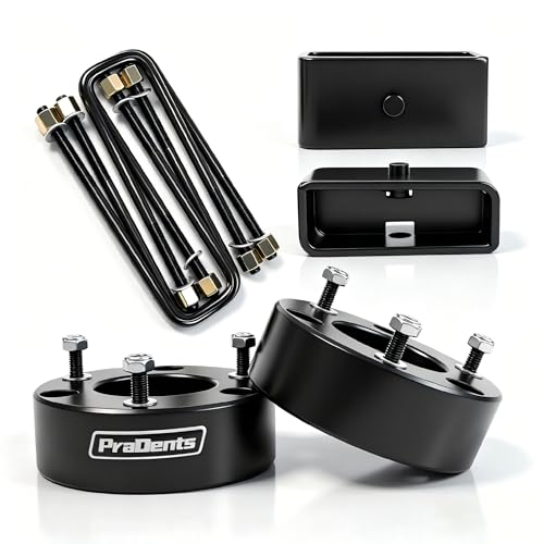 3" Front and 2" Rear Leveling Lift Kits for 2007-2024 Chevy Silverado 1500 GMC Sierra 1500 2WD/4WD - 3 Inch Front and 2 Inch Rear Strut Spacer Suspension Lift Kits Lift Spacers